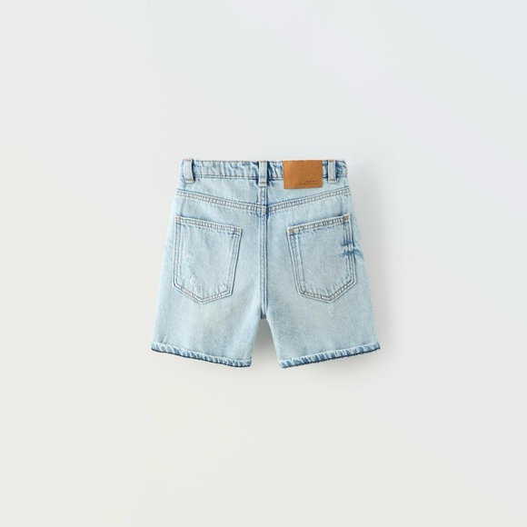 ZARA BOYS DENIM SHORTS - Picture 2 of 4